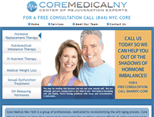Tablet Screenshot of coremedicalny.com